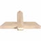 Ekena Millwork Eugene Smooth Timber Gable Bracket, Douglas Fir, 36"W x 21"H x 3 1/2"D x 5 1/2"F, 14/12 Pitch GBW036X21X0406EUG00SDF - alternate 2
